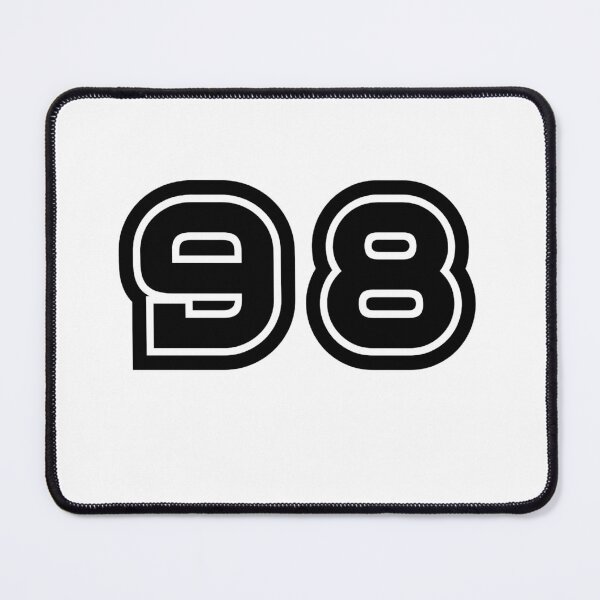 Item preview, 98, ninety-eight, black, sport designed and sold by Numbers-Art.