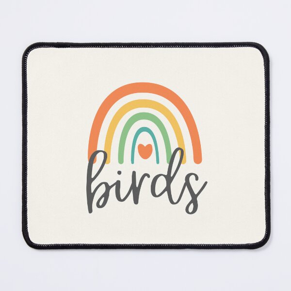 Item preview, Birds - Rainbow with heart - Positive Words designed and sold by patternjp.