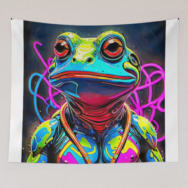 Item preview, "Frog Doctor with Stethoscope" designed and sold by MYTHIC PEEL STICKERS.