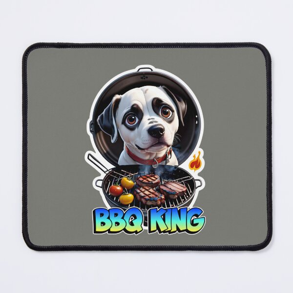 Item preview, Cute Puppy Dog BBQ King designed and sold by TheArtOfPat.