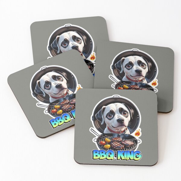 Item preview, Cute Puppy Dog BBQ King designed and sold by TheArtOfPat.