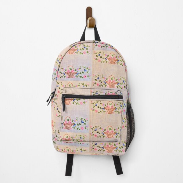 Item preview, Floral Cottagecore Rococo Coquette Cross Stitch Needlepoint designed and sold by knickeryknackry.