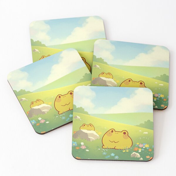 Item preview, Frogs in a flowerfield designed and sold by Rihnlin.