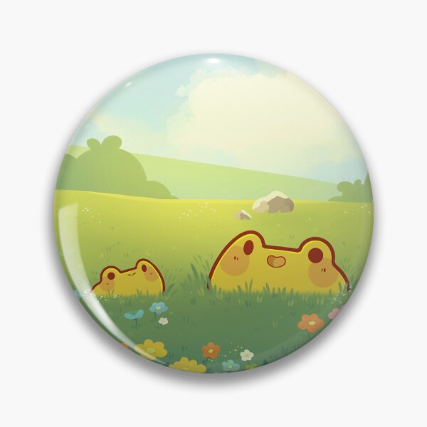 Item preview, Frogs in a flowerfield designed and sold by Rihnlin.