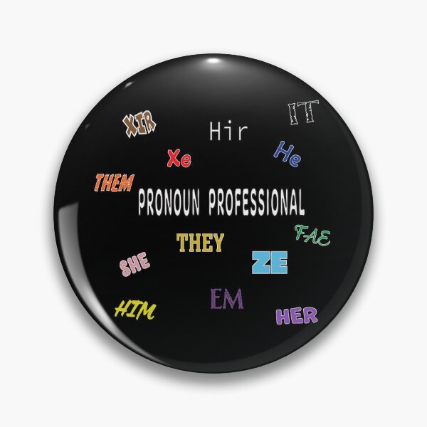 Item preview, Pronoun Professional designed and sold by BiOurPride.