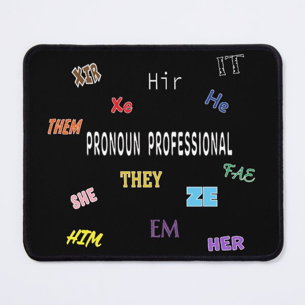 Item preview, Pronoun Professional designed and sold by BiOurPride.