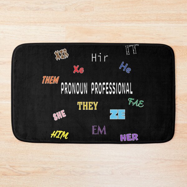 Item preview, Pronoun Professional designed and sold by BiOurPride.
