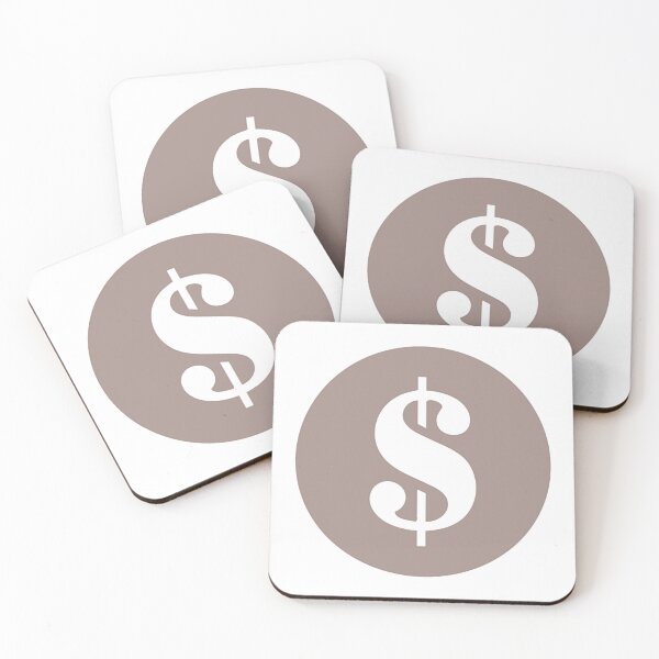 Item preview, Symbol $ Money Dollar Sign in Beige Circle, Special Characters Punctuation Symbol designed and sold by Ching Teoh.