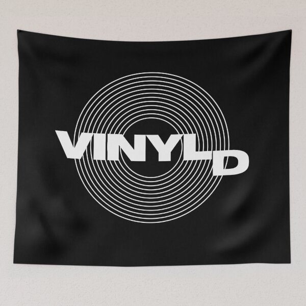 Item preview, Vinyl D (White Design) designed and sold by vinyldshop.