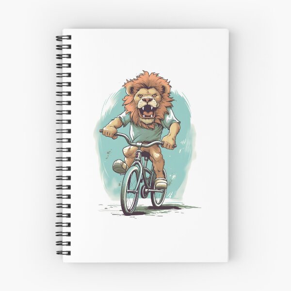 Item preview, Lion rides bicycle designed and sold by DerSenat.