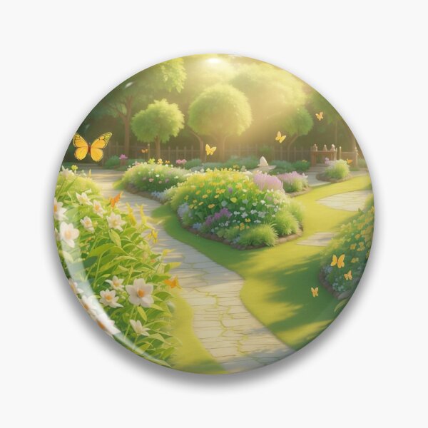 Item preview, Beauty of Cabbage Butterfly Vine garden. designed and sold by PatDoArt.