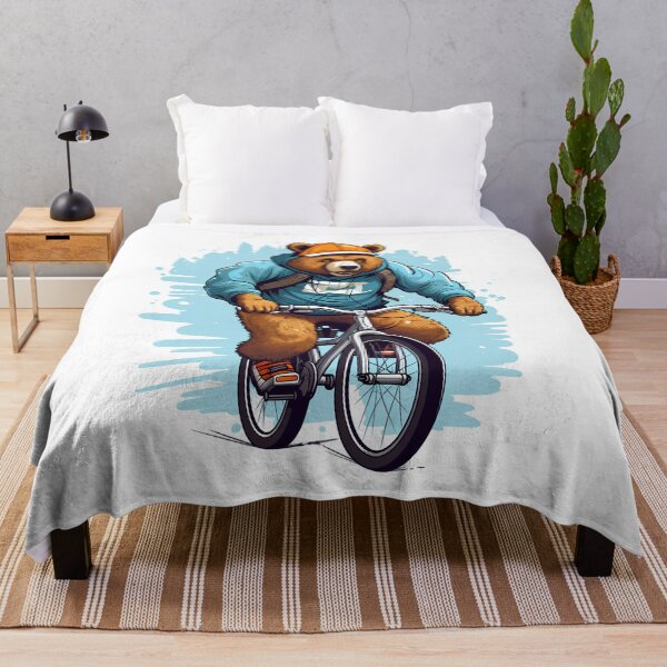 Item preview, Bear rides bicycle designed and sold by DerSenat.