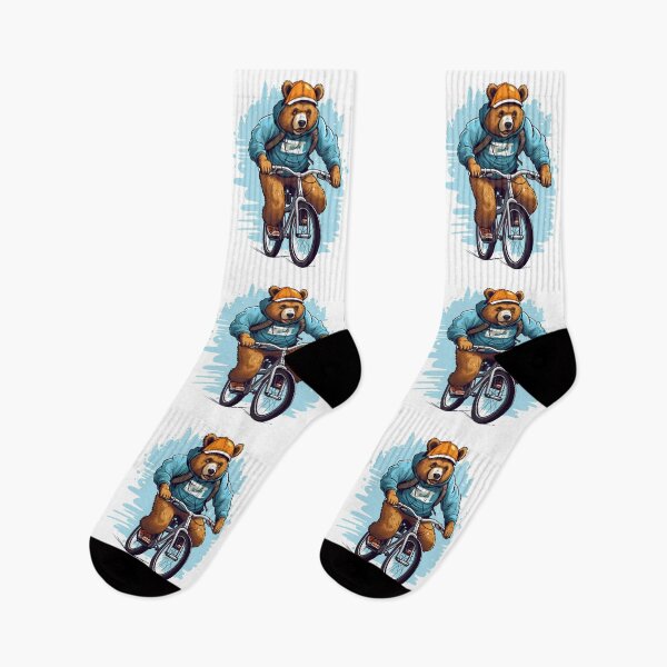 Item preview, Bear rides bicycle designed and sold by DerSenat.