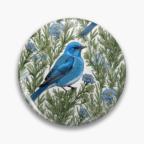 Item preview, Nevada Mountain Bluebird And Sagebrush Pattern 2 designed and sold by taiche.