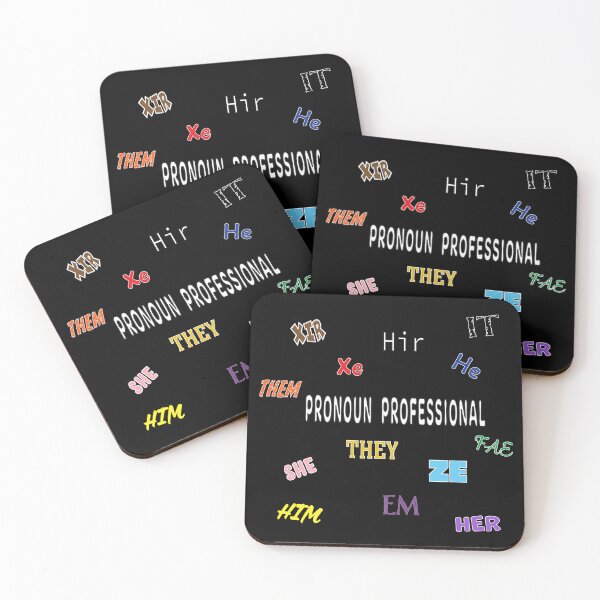Item preview, Pronoun Professional designed and sold by BiOurPride.
