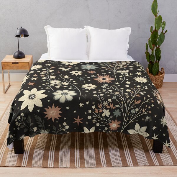 Item preview, Black Floral Pattern designed and sold by GraphicsClub.