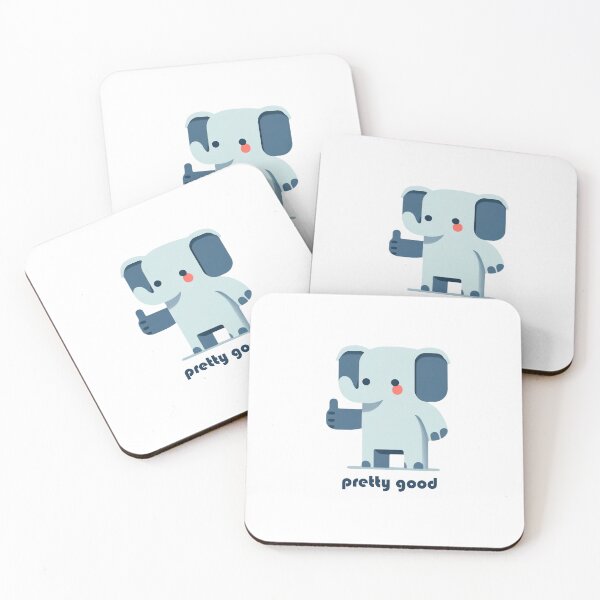 Item preview, Cute elephant, thumbs up gesture: pretty good designed and sold by perfect-radius.
