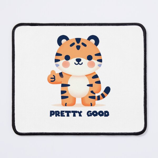 Item preview, Cute tiger, thumbs up gesture: pretty good designed and sold by perfect-radius.