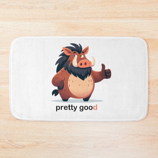 Item preview, Cute wild boar, thumbs up gesture: pretty good designed and sold by perfect-radius.