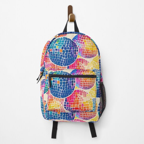 Item preview, Disco Balls colorful rainbow design on White  designed and sold by NikkofTime.
