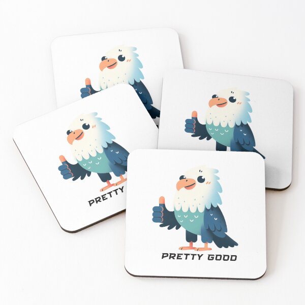Item preview, Cute eagle, thumbs up gesture: pretty good designed and sold by perfect-radius.