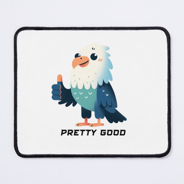 Item preview, Cute eagle, thumbs up gesture: pretty good designed and sold by perfect-radius.