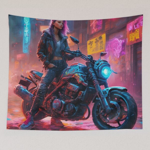 Item preview, Cyberpunk Lady Choom designed and sold by DeadPanDesigns.