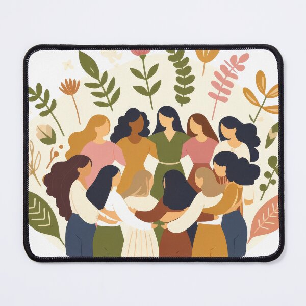 Item preview, Women United: Flat Design Celebrating Women's Unity designed and sold by Ninoshik.