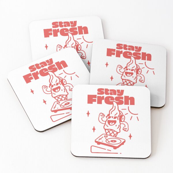 Artikelvorschau, STAY FRESH Eis • rot • DJ entworfen und verkauft von Ursule-art.