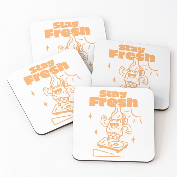 Artikelvorschau, STAY FRESH Eis • gelb • DJ entworfen und verkauft von Ursule-art.