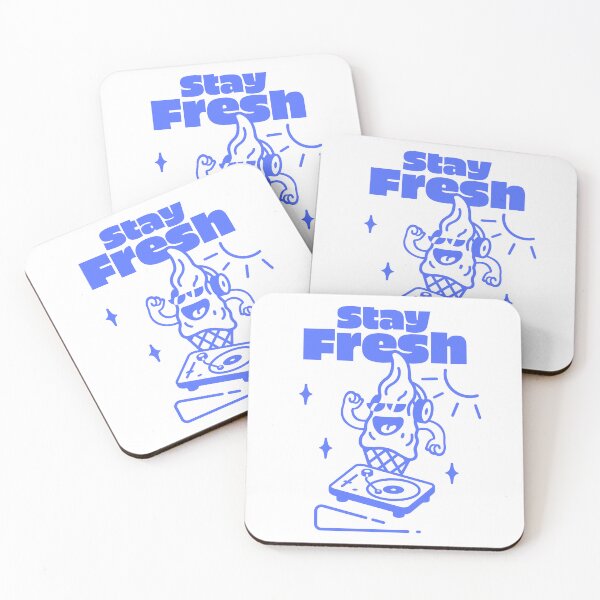 Artikelvorschau, STAY FRESH Eis • blau • DJ entworfen und verkauft von Ursule-art.