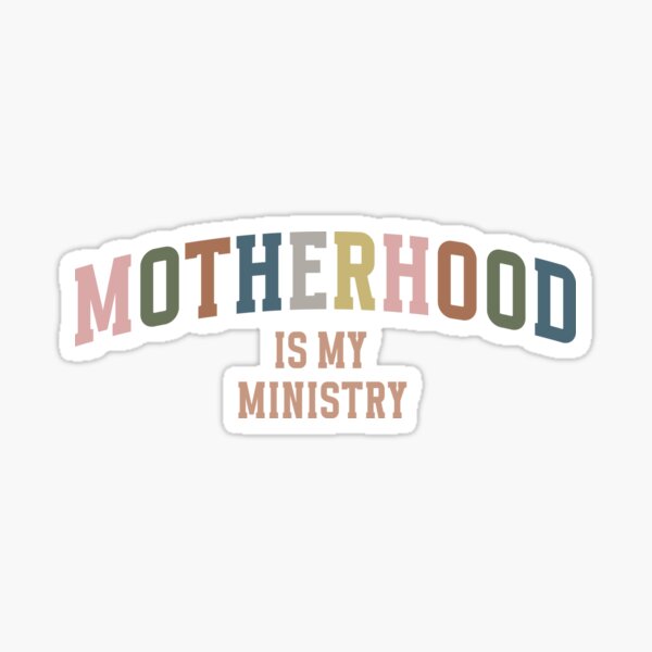 Item preview, motherhood is my ministry designed and sold by BrunetteMo.
