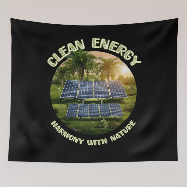 Item preview, CLEAN ENERGY harmony with Nature sustainability clean tech design designed and sold by Jt41.