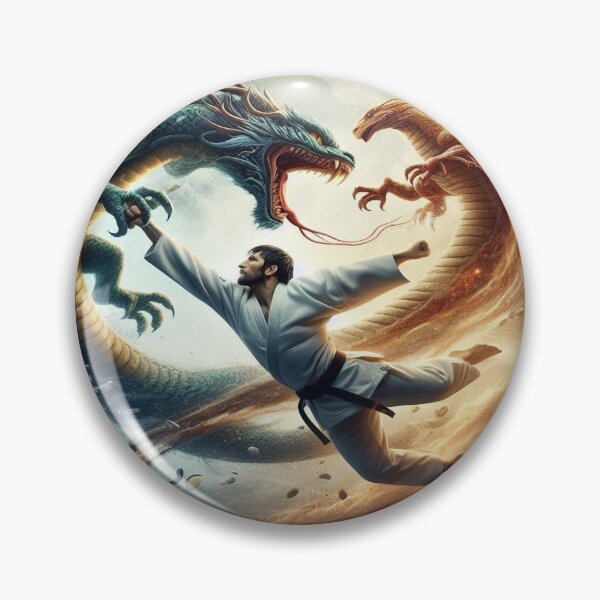Item preview, Judo, sport, combat, martial art, dragon, moon designed and sold by Redbdon.
