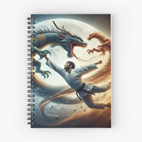 Item preview, Judo, sport, combat, martial art, dragon, moon designed and sold by Redbdon.