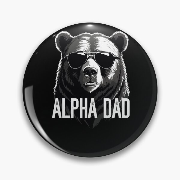 Item preview, Alpha Dad Funny Bear Father Perfect Style designed and sold by LuminOrb.