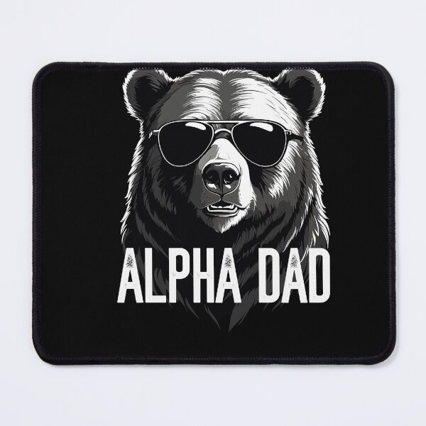 Item preview, Alpha Dad Funny Bear Father Perfect Style designed and sold by LuminOrb.