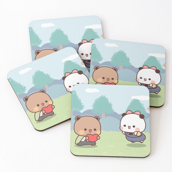 Item preview, Bubu and Dudu Fairytale | Cute Bear Couple | Panda Yier | Bubu Brownie Bear designed and sold by valeriehsin.