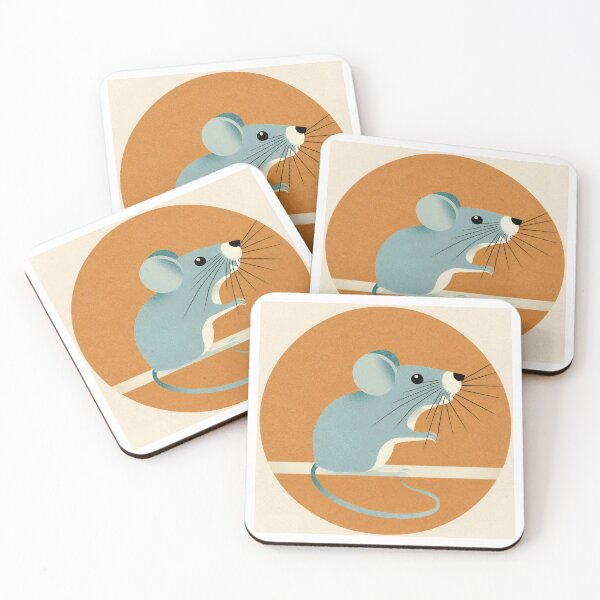 Item preview, A modern mouse, looking to the right designed and sold by LeahHa.