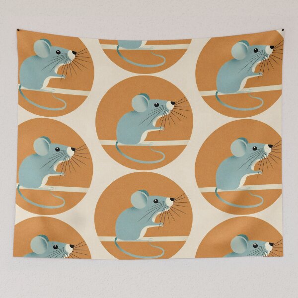 Item preview, A modern mouse, looking to the right designed and sold by LeahHa.