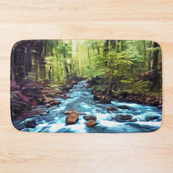 Item preview, River through the Forest designed and sold by ArtFactoryAI.