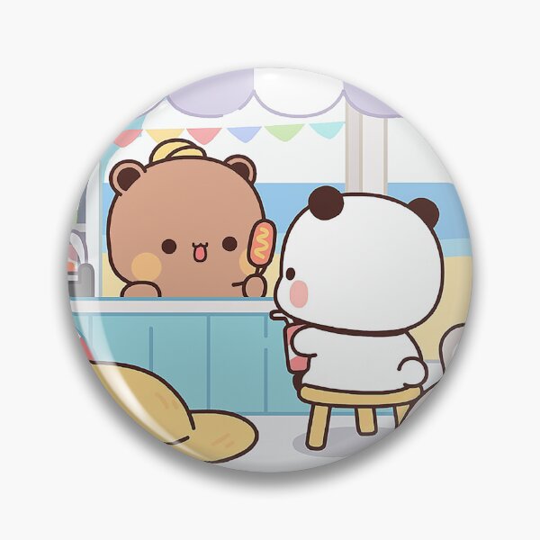 Item preview, Bubu and Dudu Summertime | Cute Bear Couple | Panda Yier | Bubu Brownie Bear designed and sold by valeriehsin.