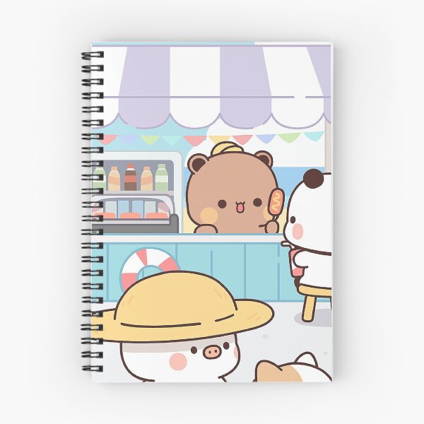 Item preview, Bubu and Dudu Summertime | Cute Bear Couple | Panda Yier | Bubu Brownie Bear designed and sold by valeriehsin.