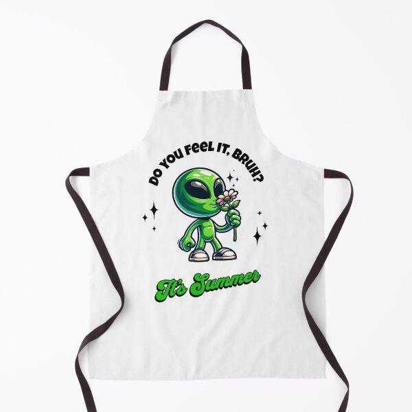 Item preview, Summer Encounter - Cute Alien with Flower designed and sold by BlueGoldArt.