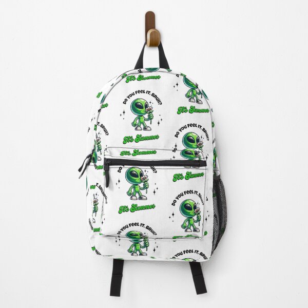 Item preview, Summer Encounter - Cute Alien with Flower designed and sold by BlueGoldArt.