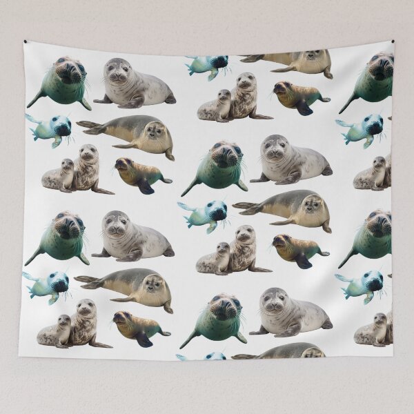 Item preview, cute seals designed and sold by Supipi Weerasinghe.