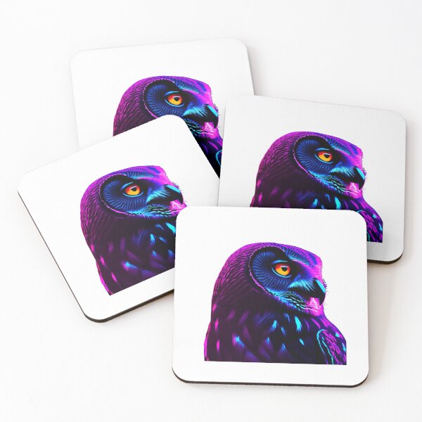 Item preview, Powerful owl - neon designed and sold by maggiesens.