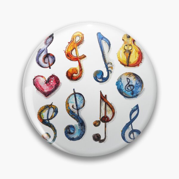Artikelvorschau, Musiknoten entworfen und verkauft von Stickermagician.