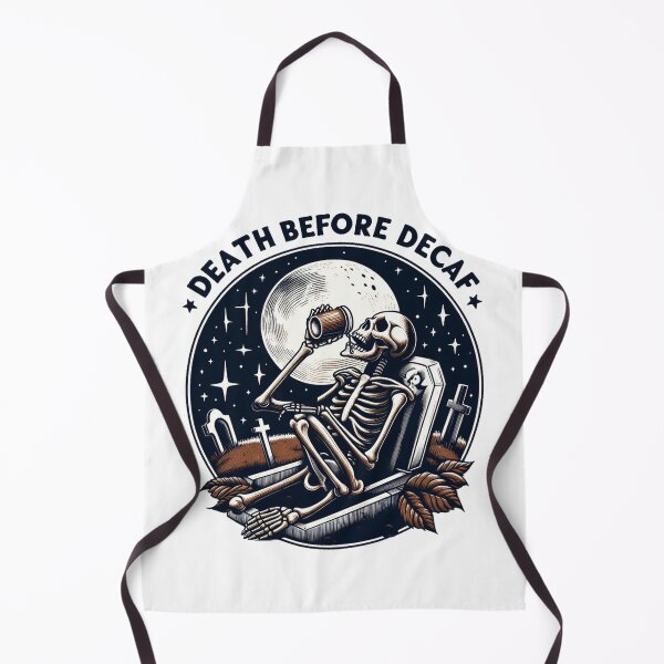 Item preview, Death Before Decaf designed and sold by erkinmaddison.