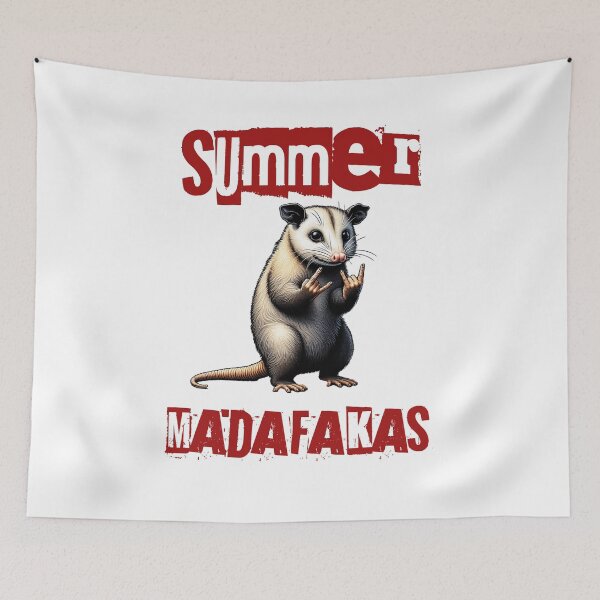Item preview, Summer Madafakas - Bold Possum Fun designed and sold by BlueGoldArt.